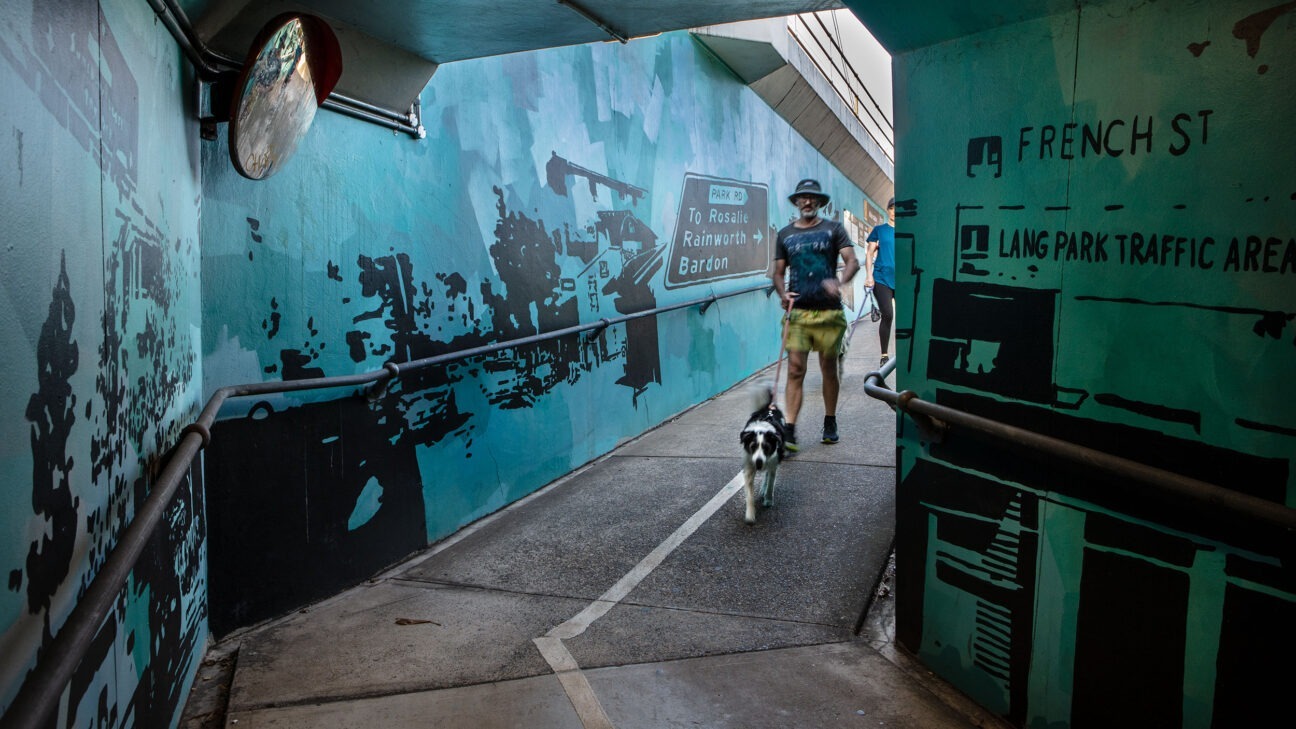The pedestrian underpass towards Park Road from Milton Road.